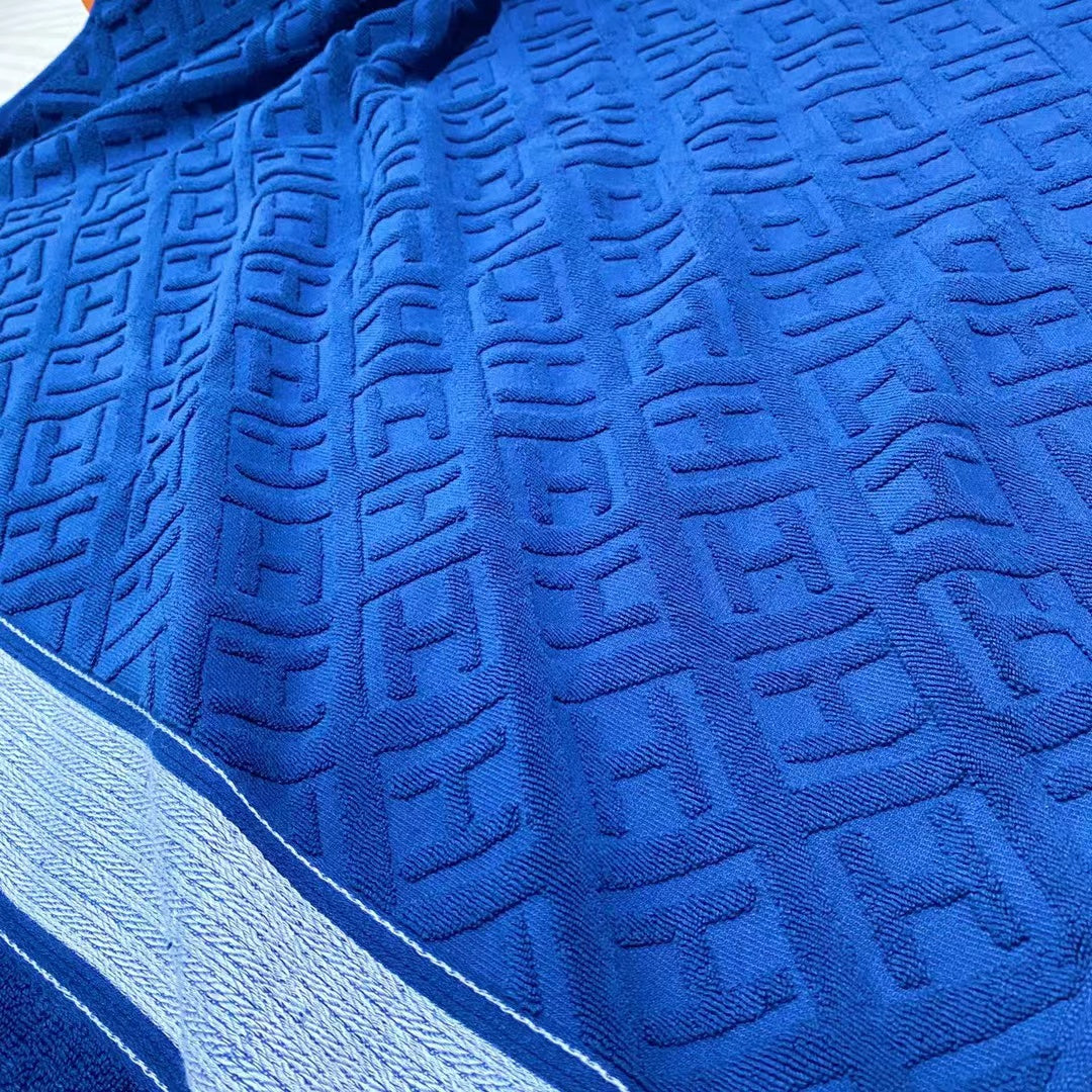 CUSTOM HERMES BEACH TOWEL