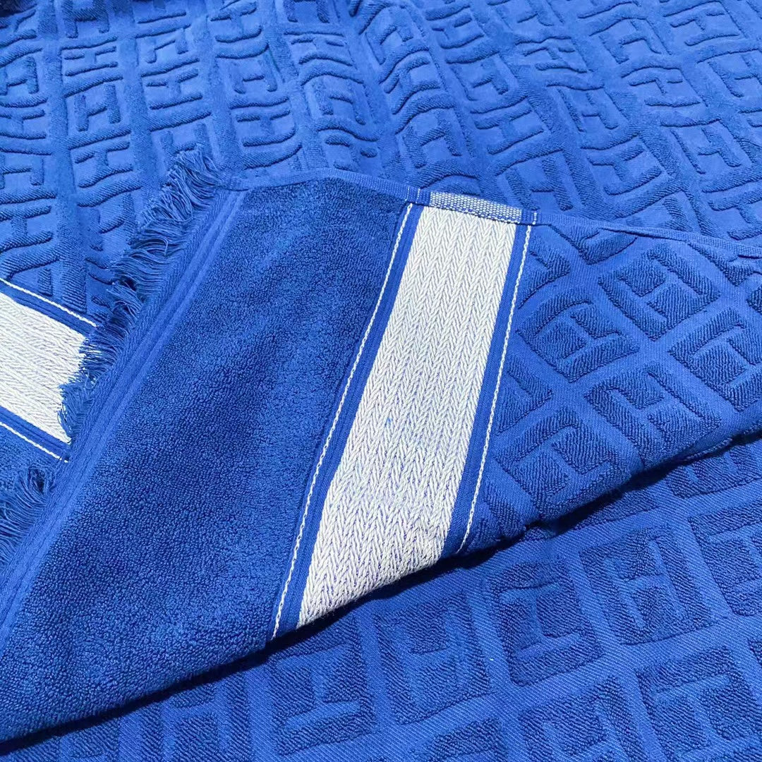 CUSTOM HERMES BEACH TOWEL