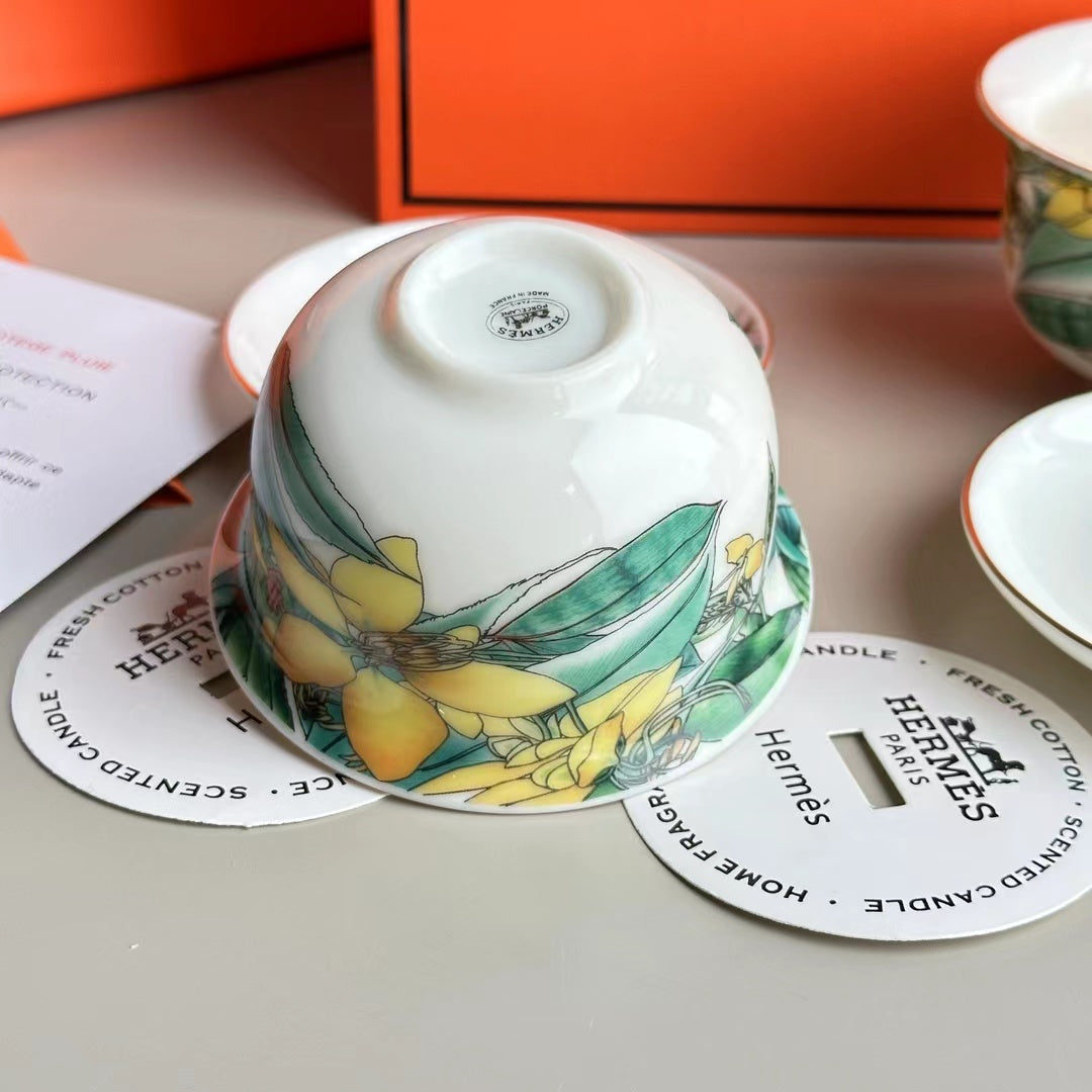 HERMES SCENTED CANDLES SET