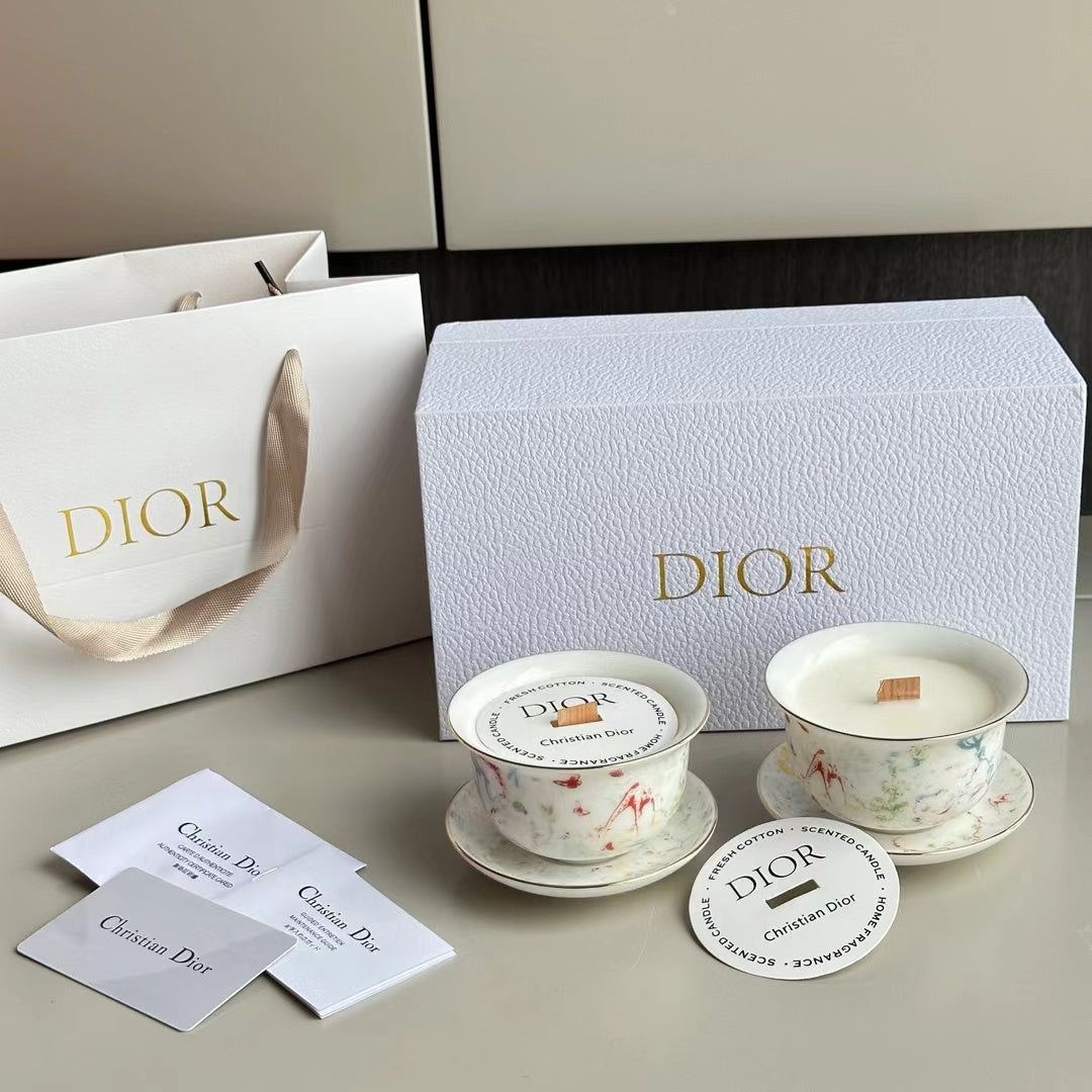 CHRISTIAN SCENTED CANDLES SET