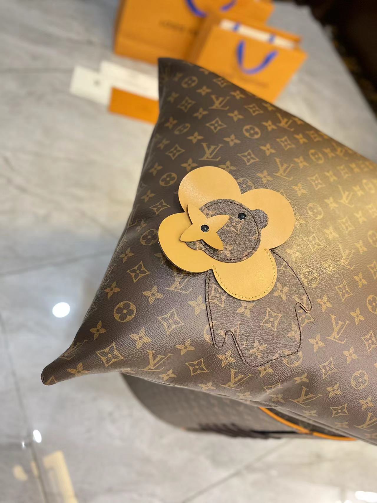 CUSTOM LV VIVIENNE PILLOW