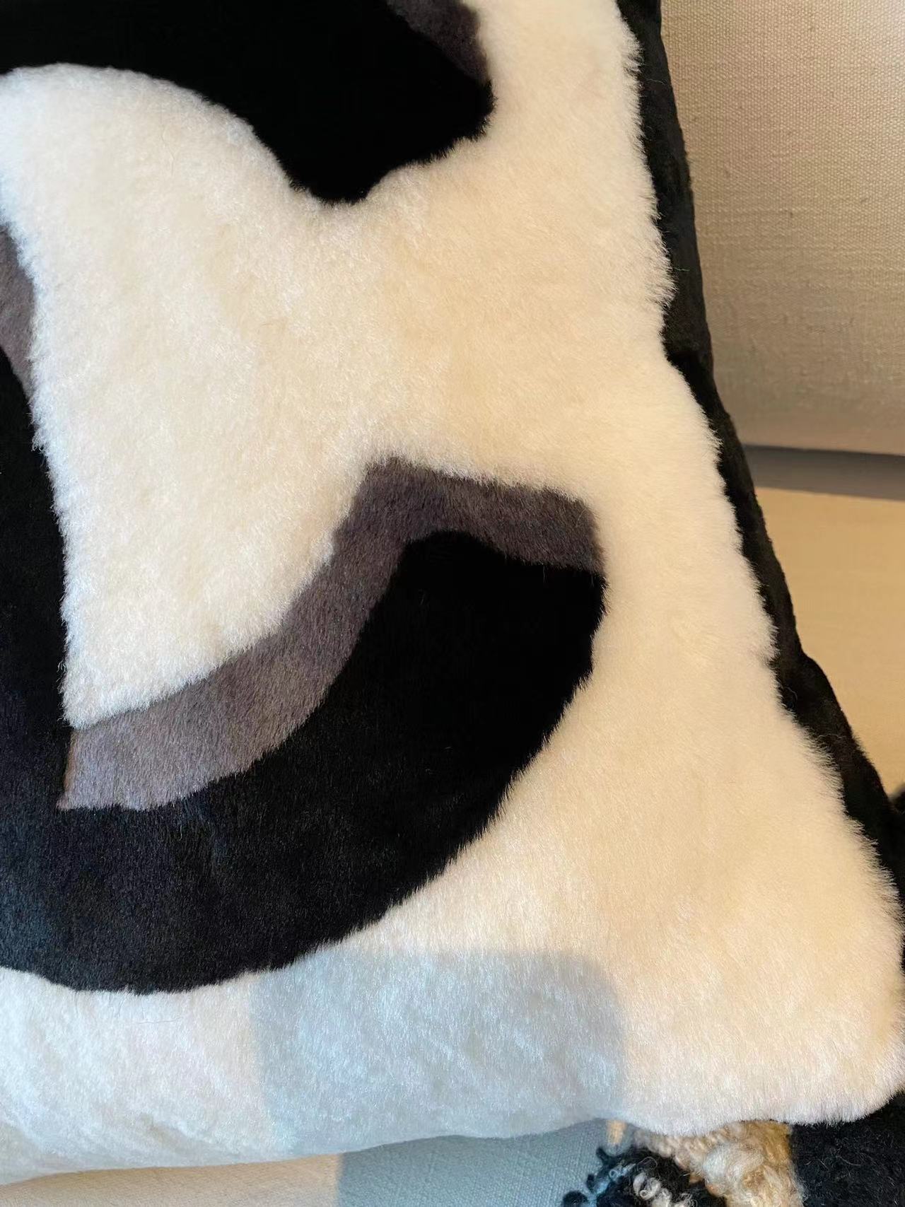 COCO SHEARLING THROW PILLOW