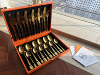 CUSTOM HERMES CUTLERY SET