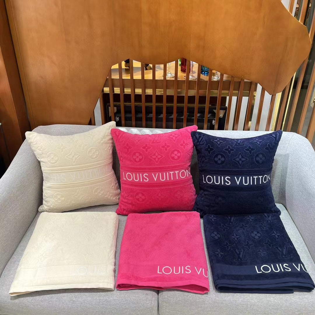CUSTOM LV BEACH TOWEL