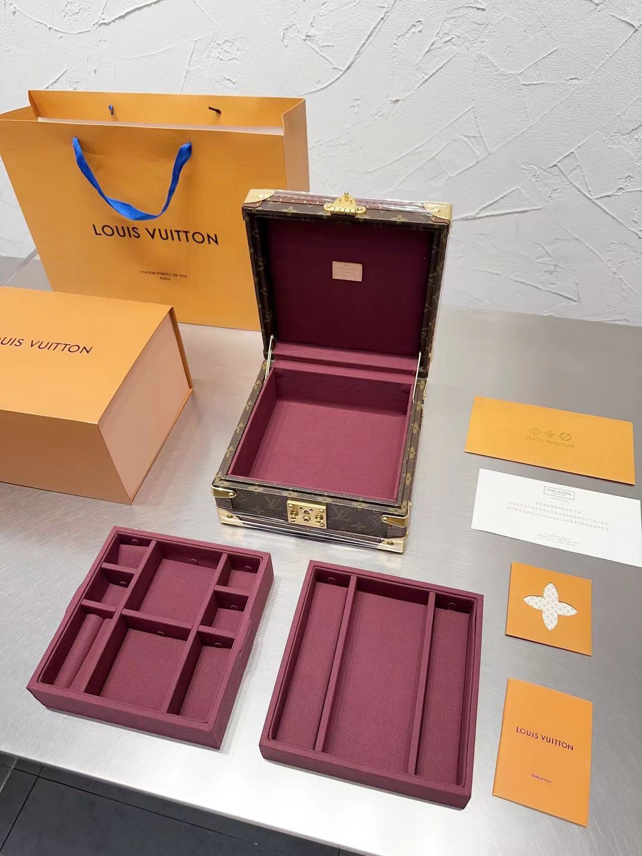 CUSTOM LV JEWELRY BOX