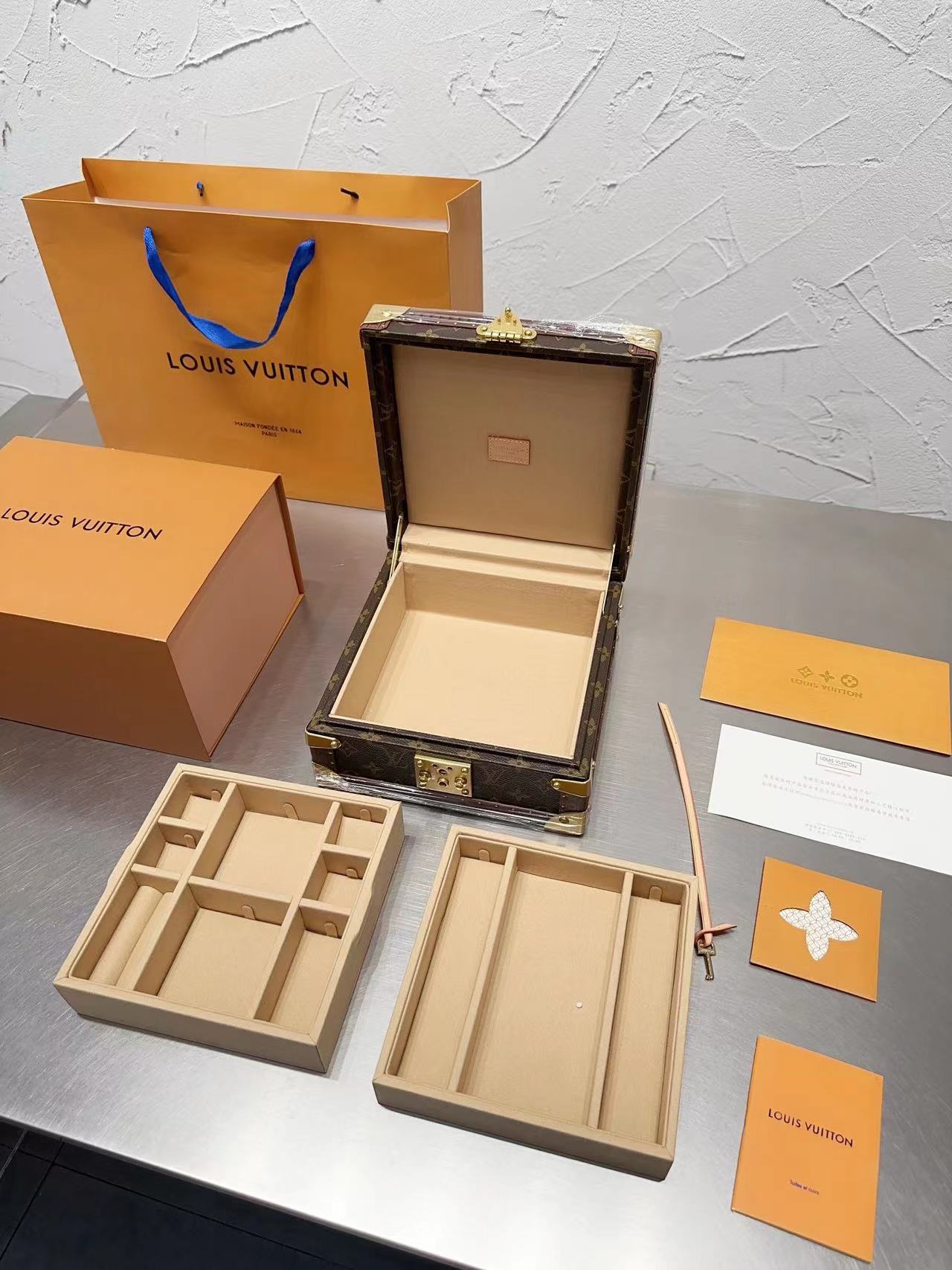 CUSTOM LV JEWELRY BOX