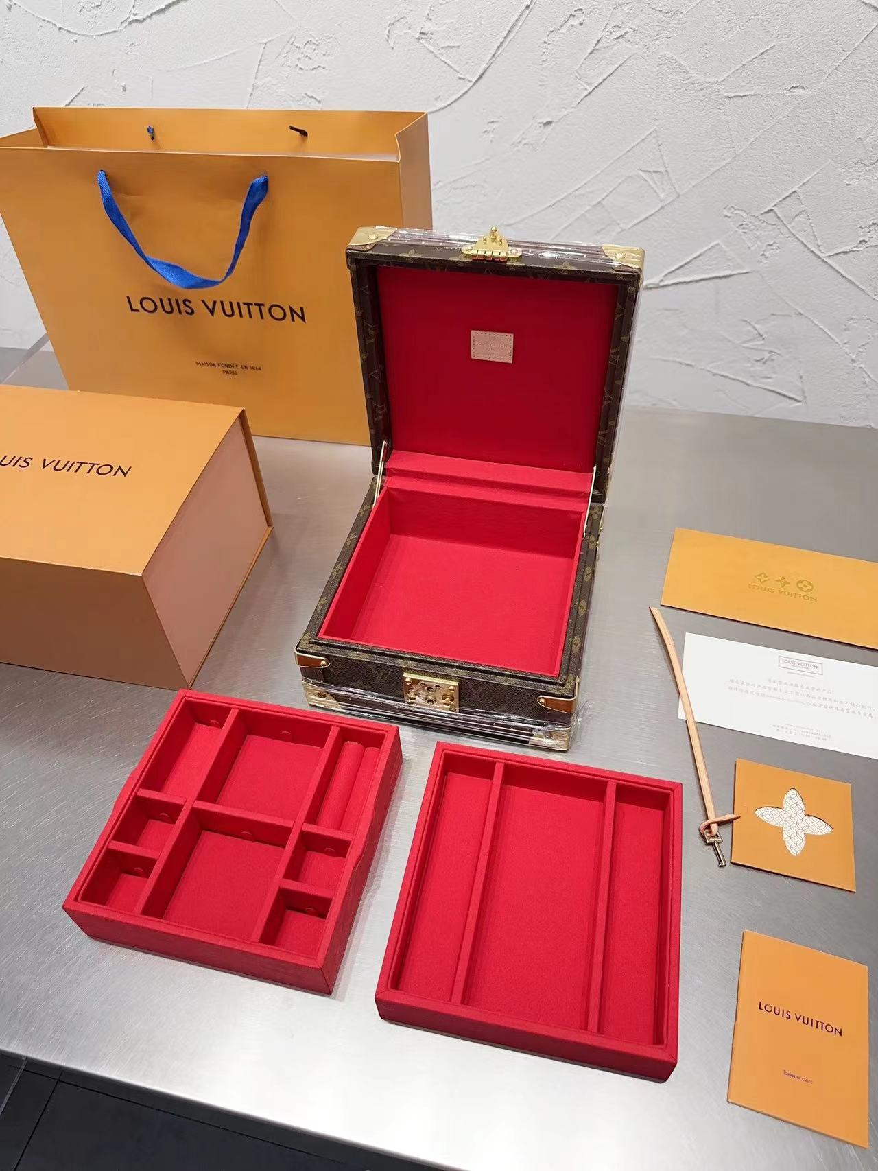 CUSTOM LV JEWELRY BOX