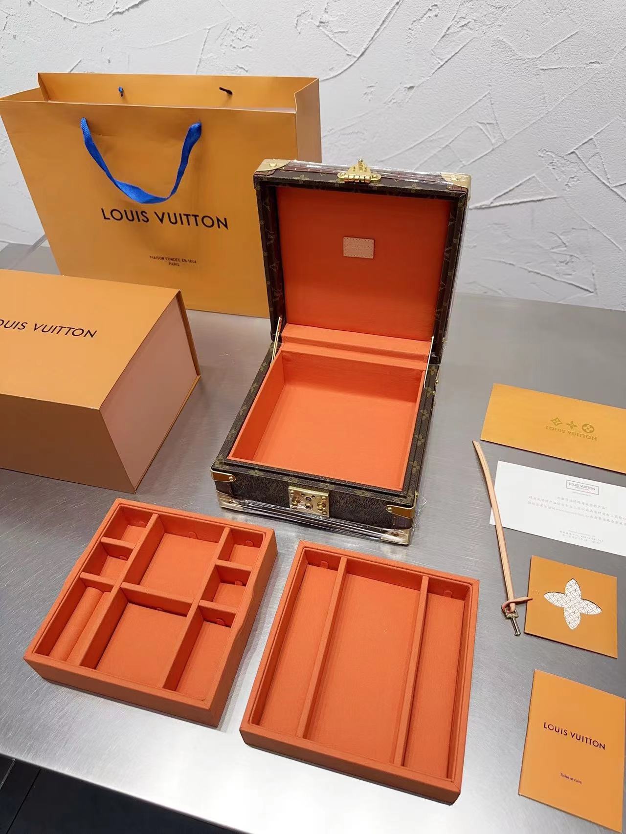 CUSTOM LV JEWELRY BOX