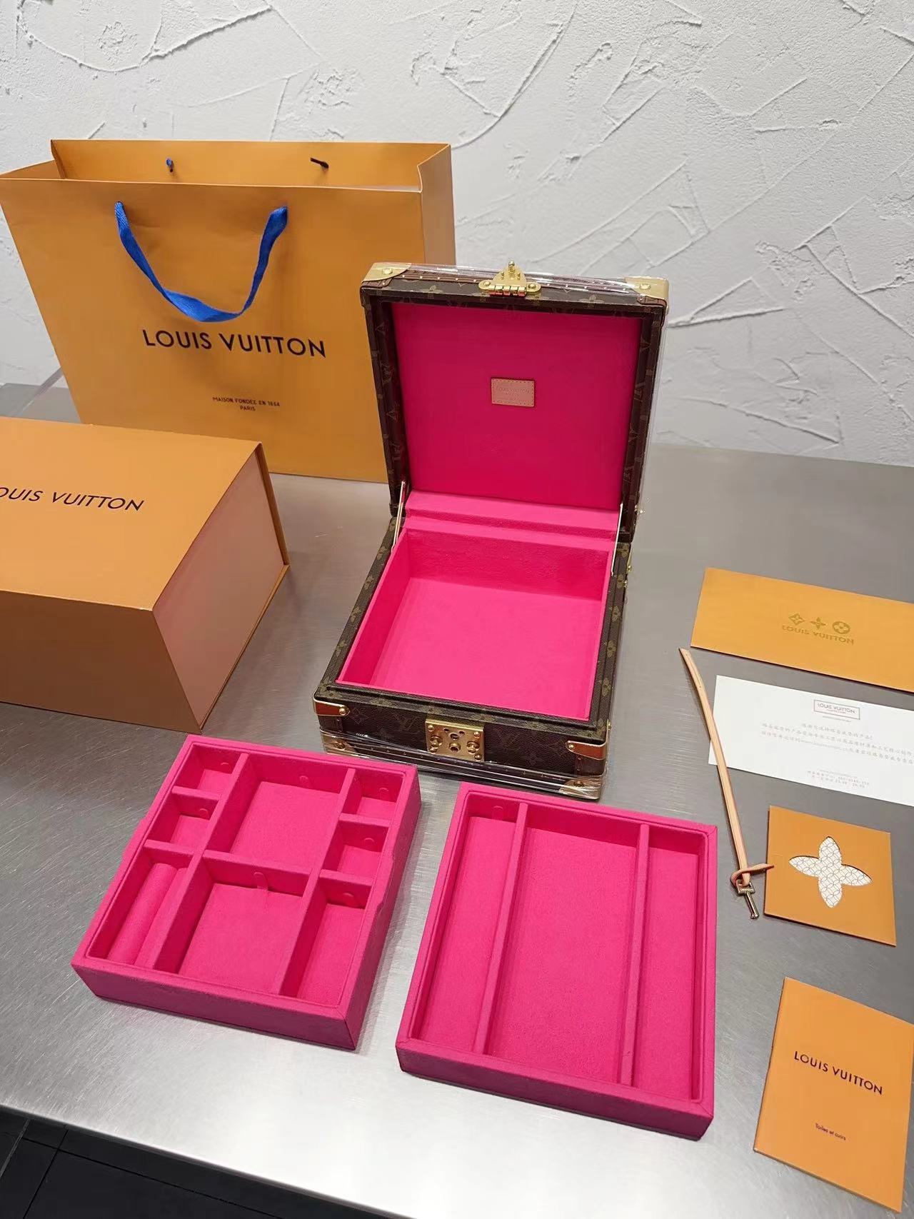 CUSTOM LV JEWELRY BOX