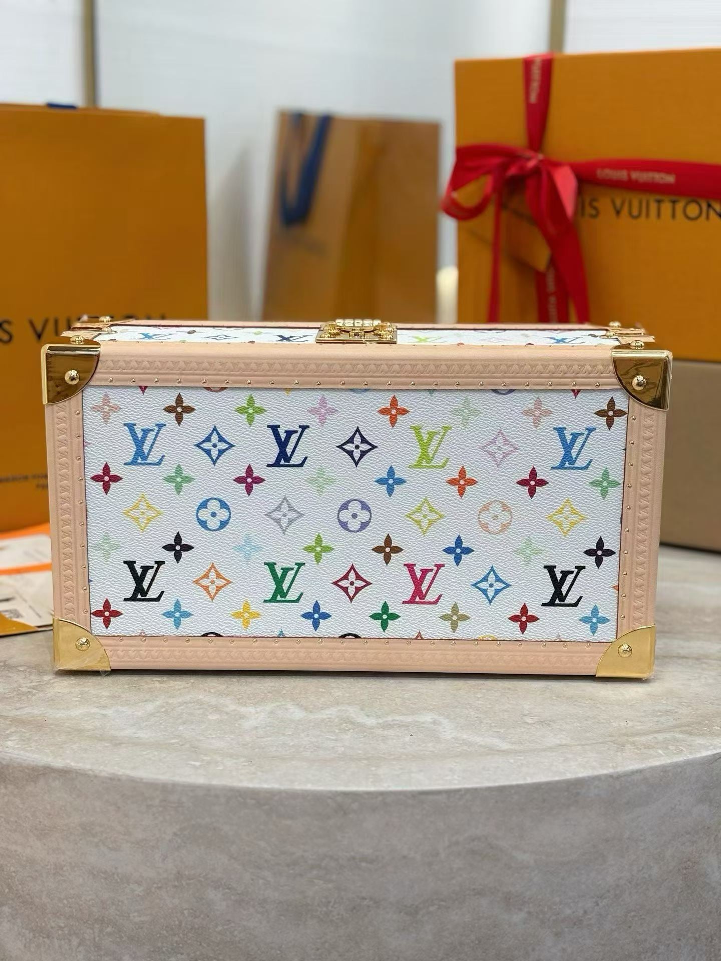 CUSTOM LV WATCH BOX (MURAKAMI)