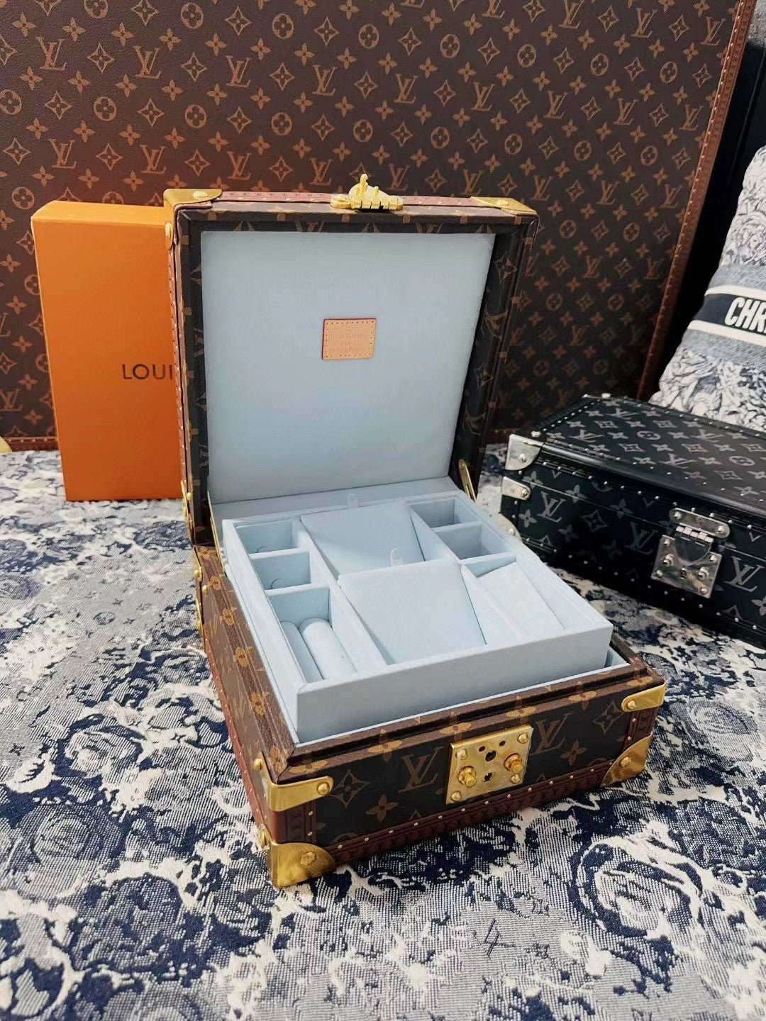 CUSTOM LV JEWELRY BOX