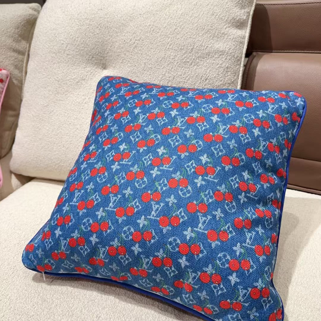 LV CHERRY PILLOW 2.0