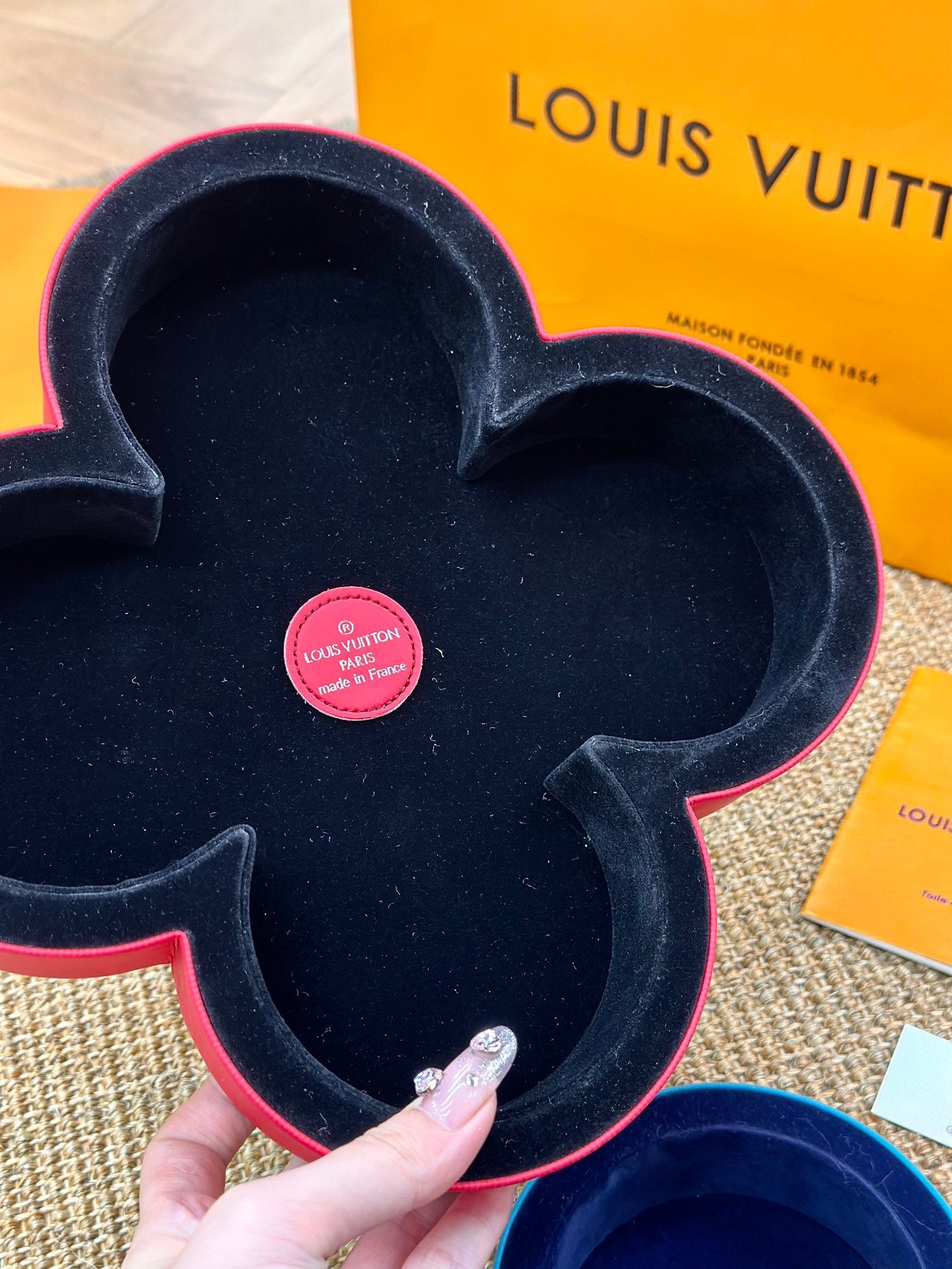 CUSTOM LV FLOWER TRINKET BOWL