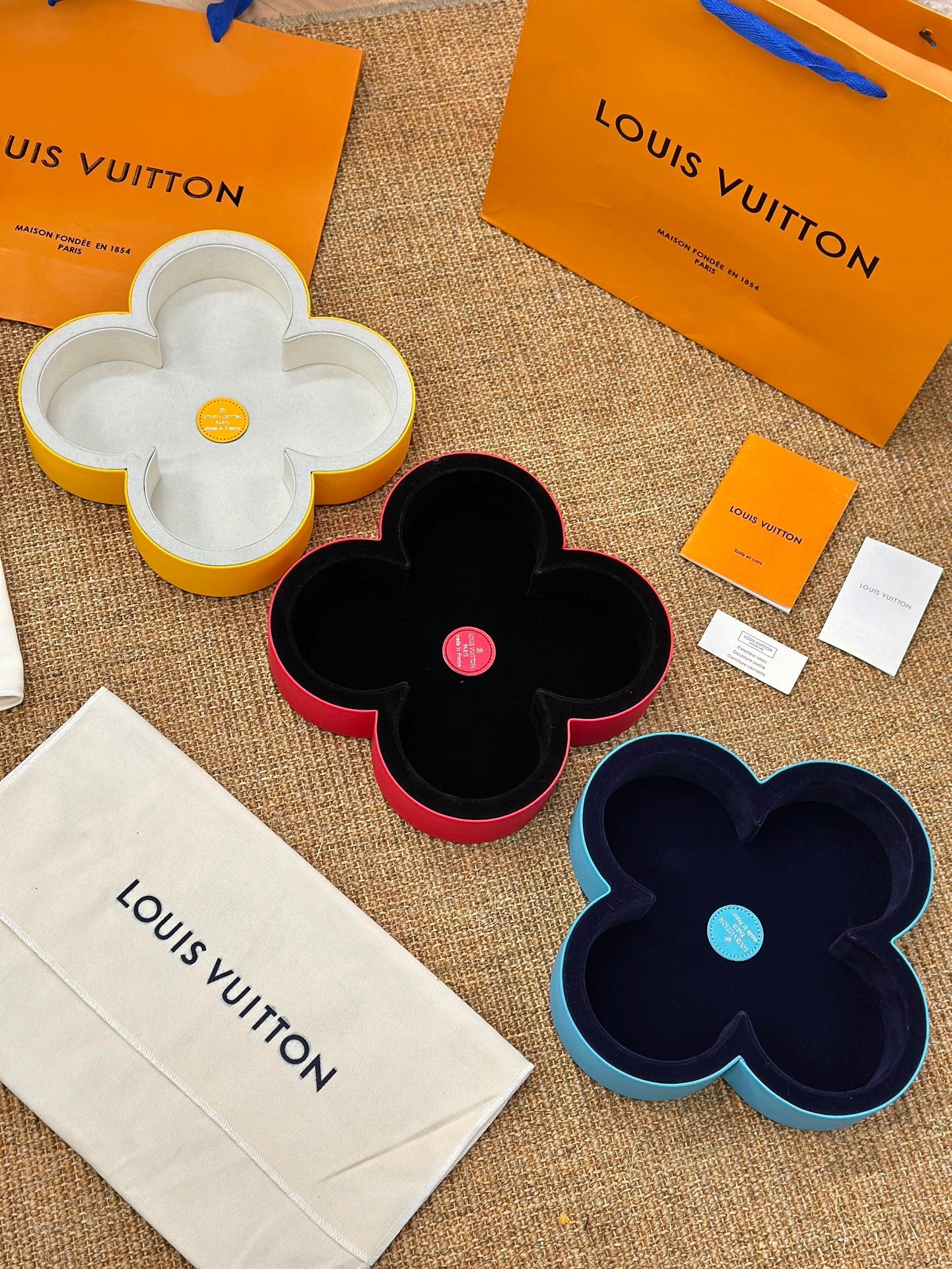 CUSTOM LV FLOWER TRINKET BOWL