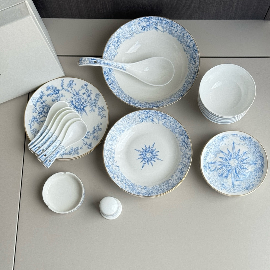 CUSTOM DIOR DINING TABLEWARE SET