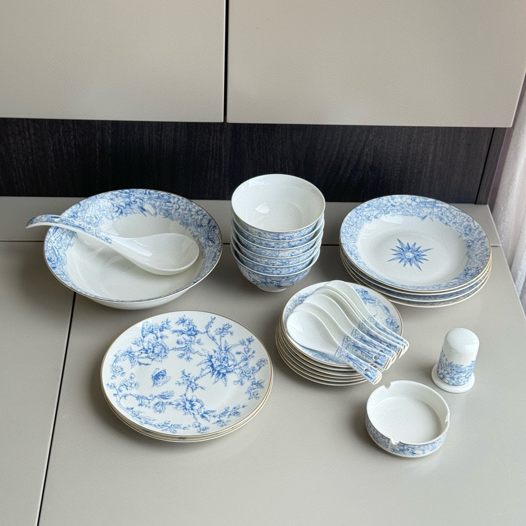 CUSTOM DIOR DINING TABLEWARE SET
