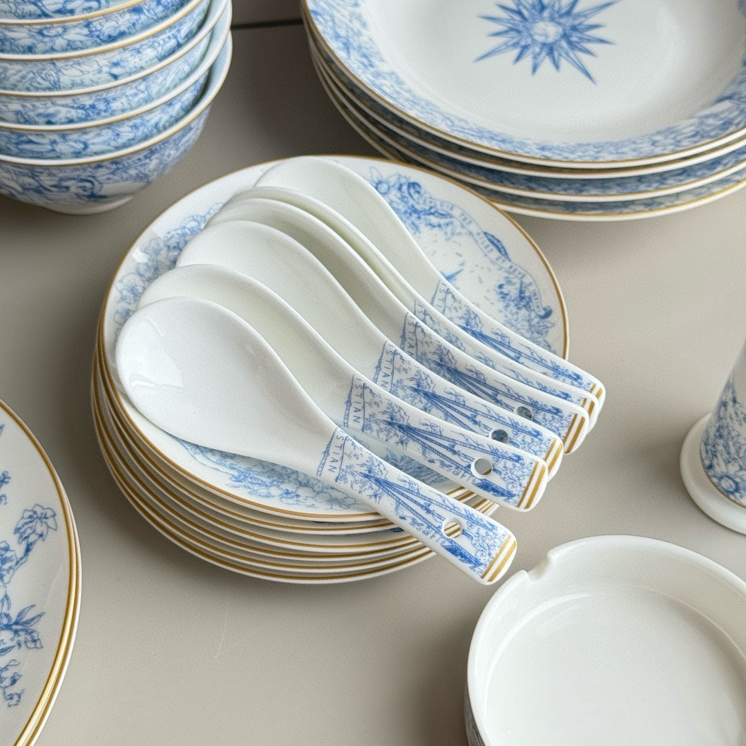 CUSTOM DIOR DINING TABLEWARE SET