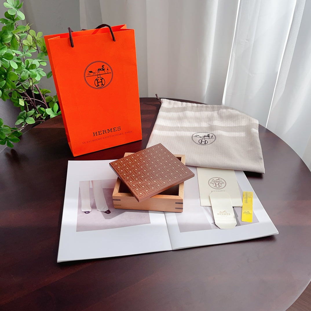 HERMES WOOD ACCESSORIES BOX