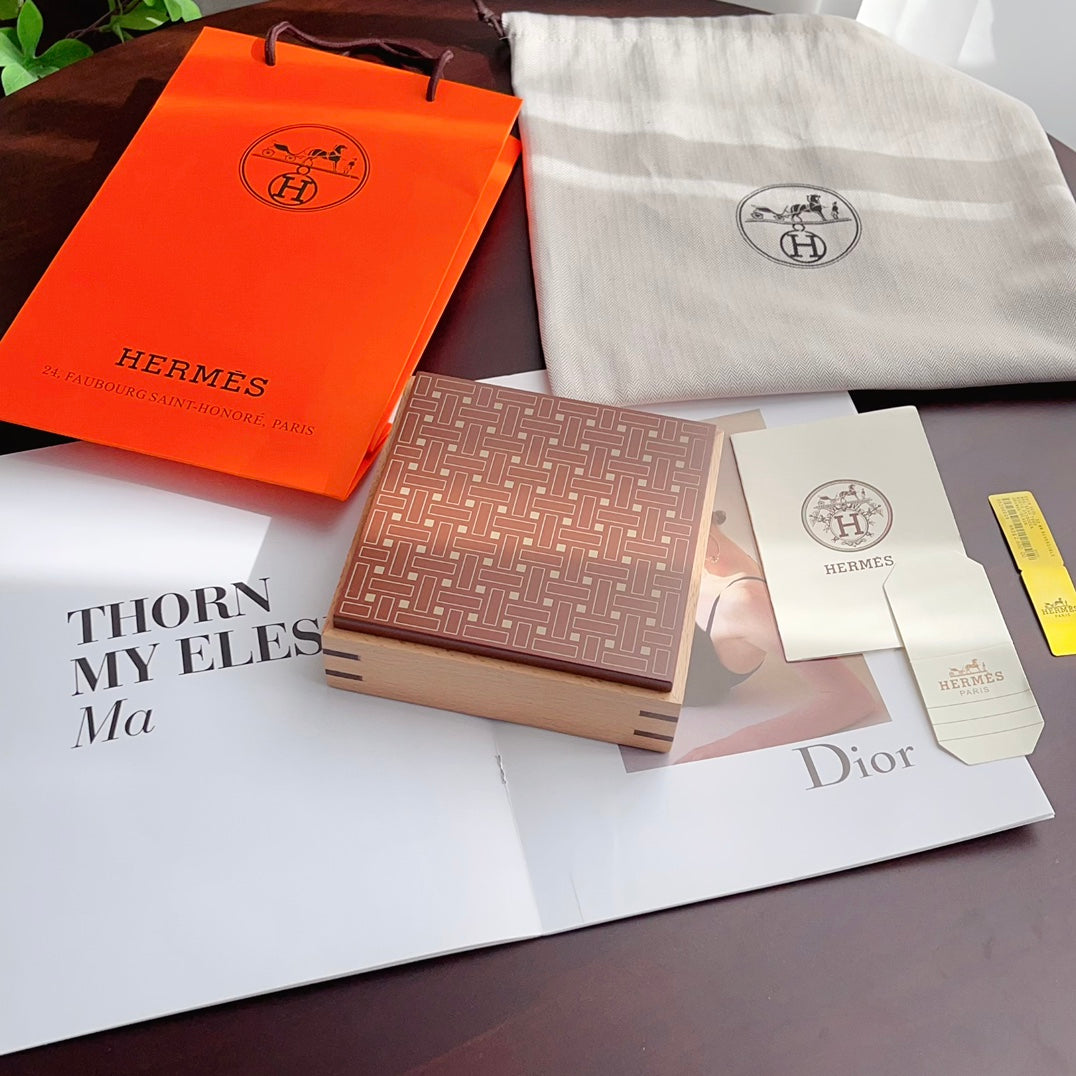 HERMES WOOD ACCESSORIES BOX