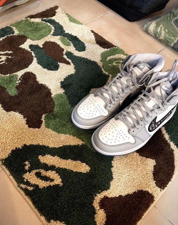 BAPE CAMO RUG