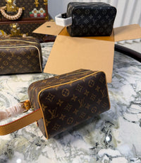 CUSTOM LV VANITY POUCH (YELLOW)