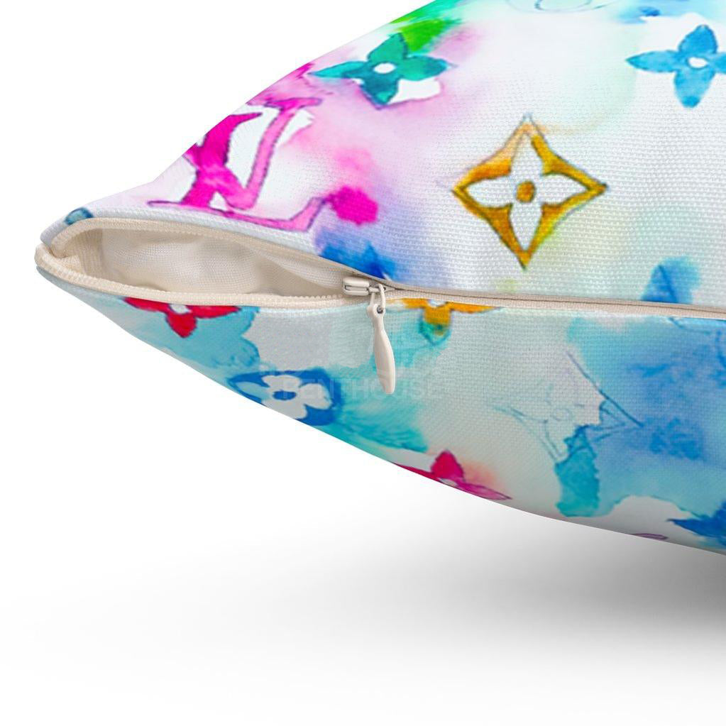 CUSTOM WATERCOLOUR THROW PILLOW