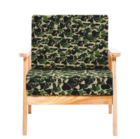 BAPE SINGLE-SEATER WOODEN CHAIR