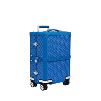 CUSTOM GOYARD 35L SUITCASE (BLUE)