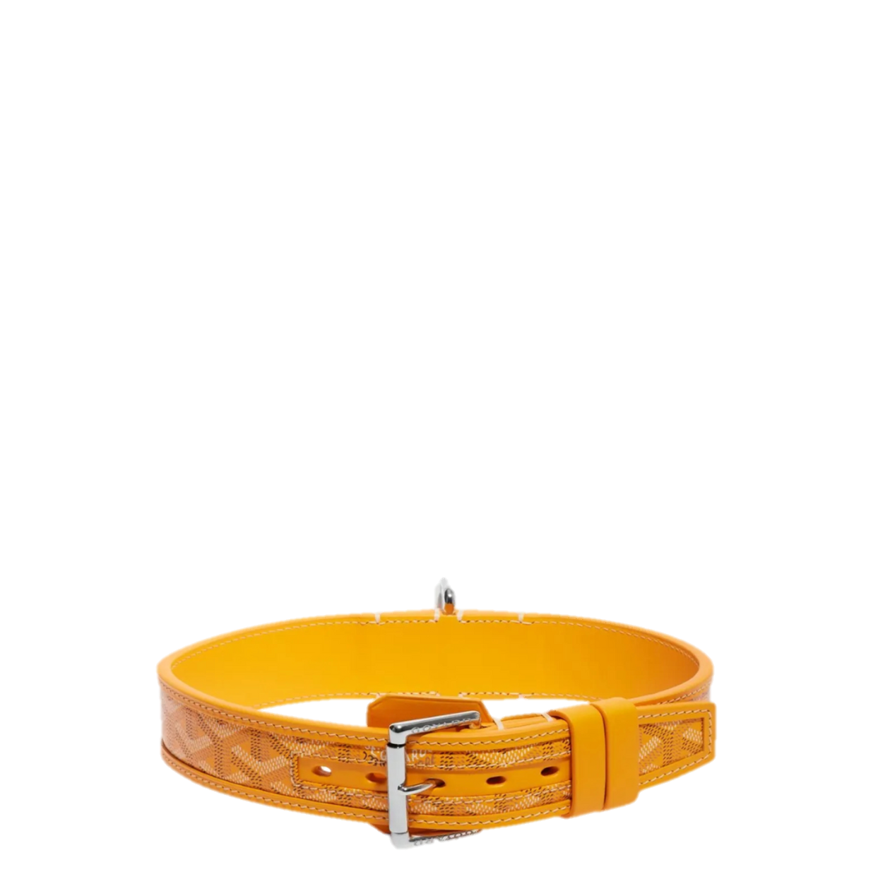 GOYARD DOG COLLAR AND LEASH