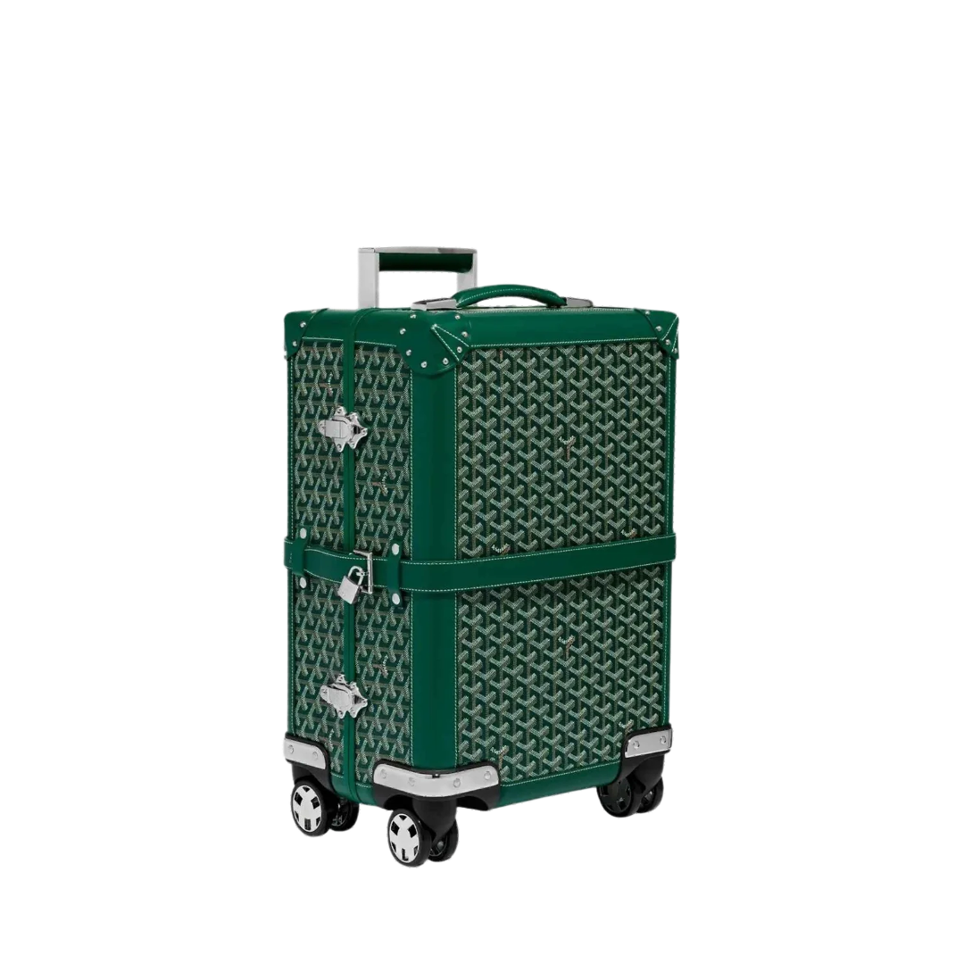 CUSTOM GOYARD 35L SUITCASE (GREEN)