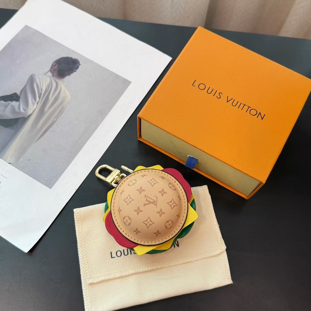 CUSTOM LV BURGER BAG CHARM