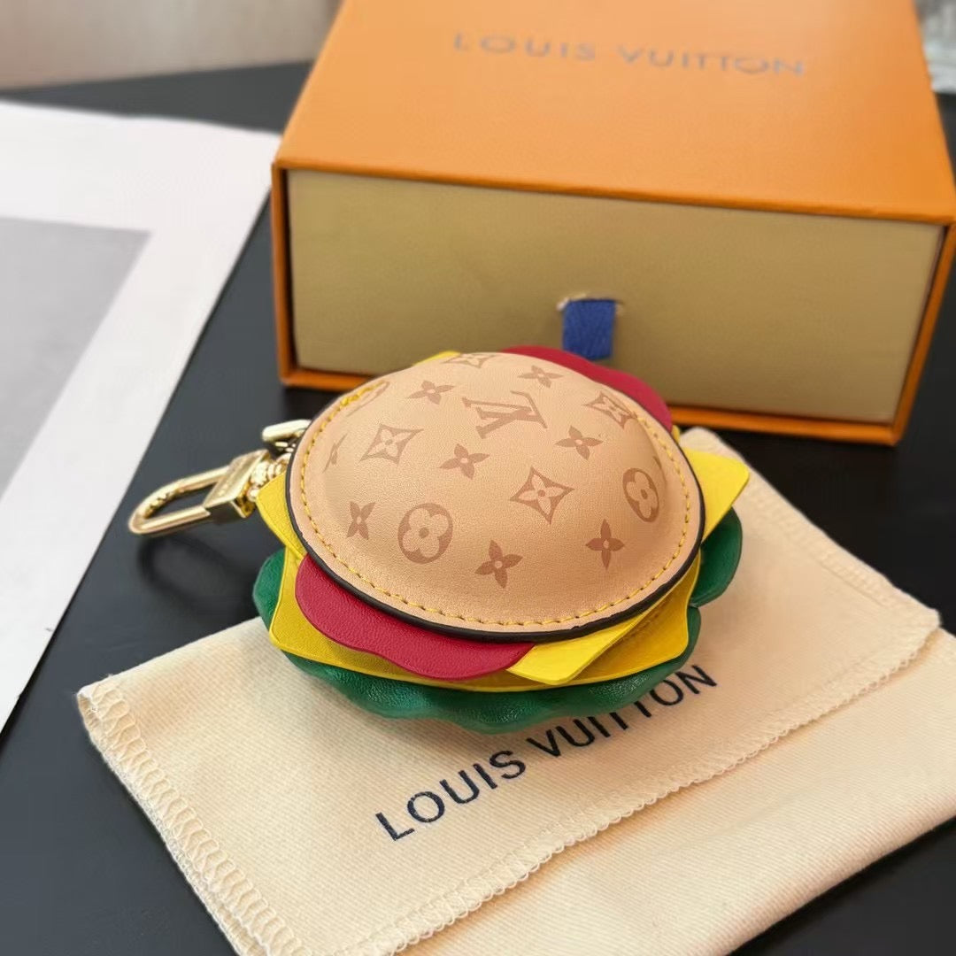 CUSTOM LV BURGER BAG CHARM