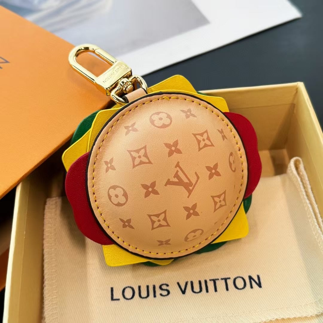 CUSTOM LV BURGER BAG CHARM
