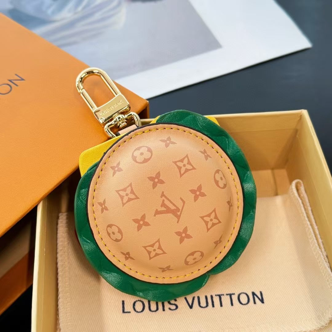 CUSTOM LV BURGER BAG CHARM