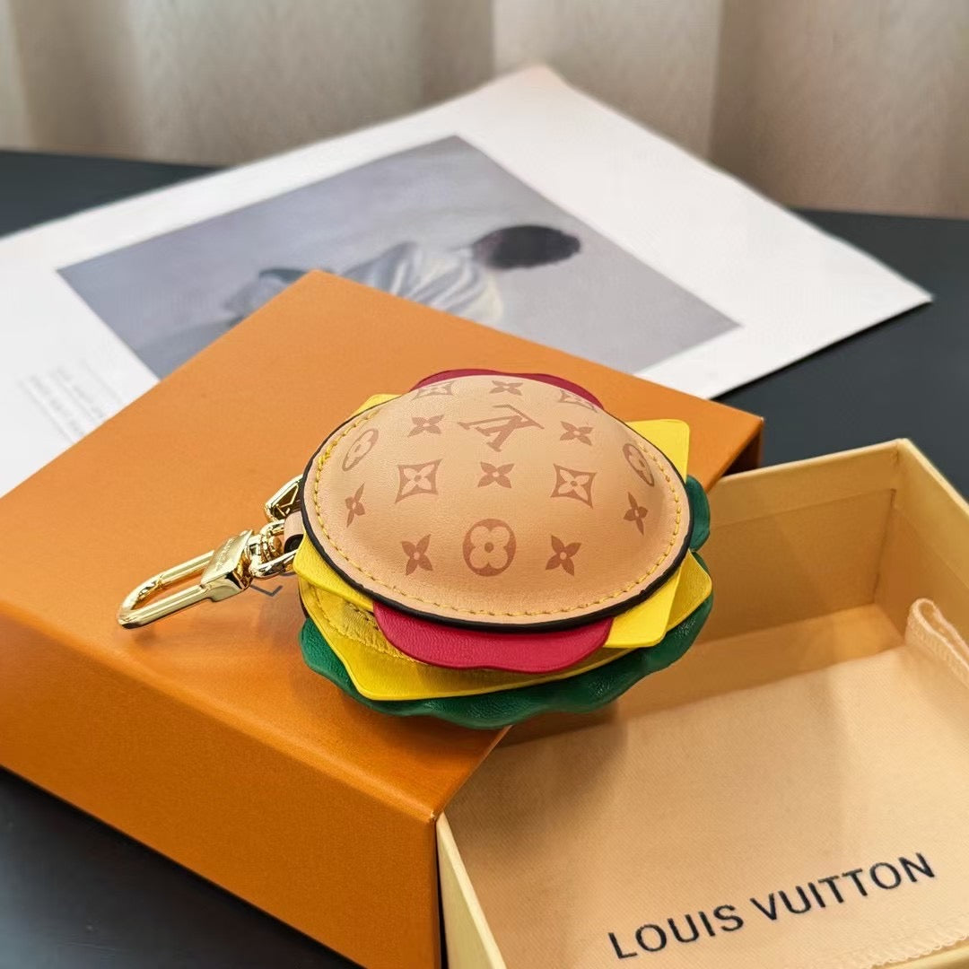 CUSTOM LV BURGER BAG CHARM