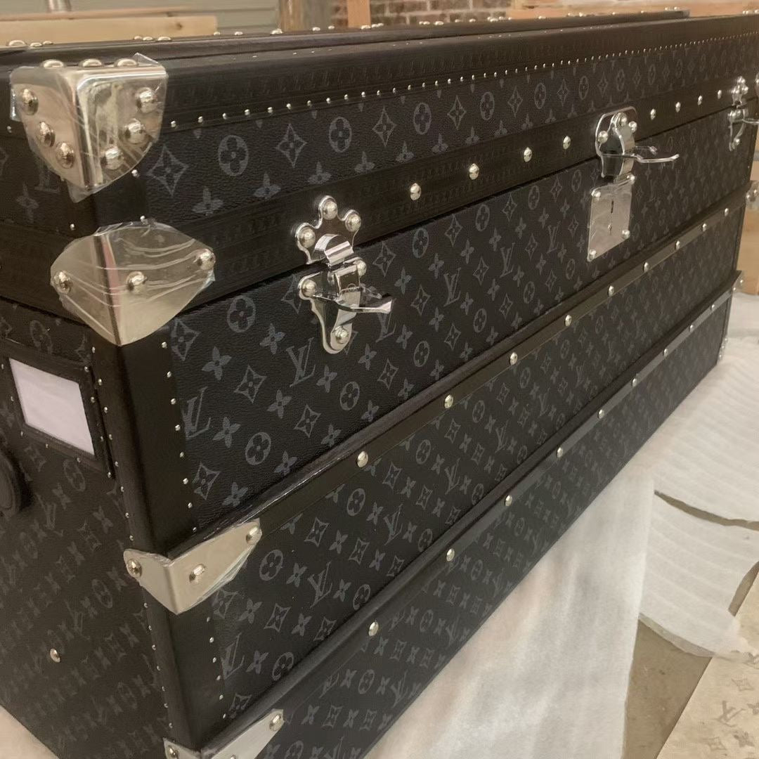 CUSTOM LV BLACK TRUNK