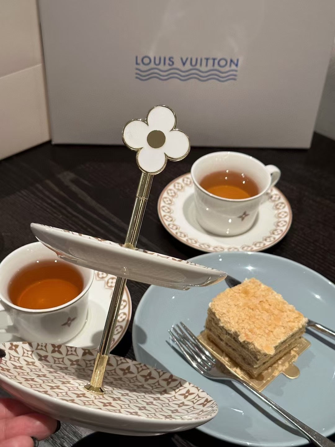 CUSTOM LV HIGH TEA SET