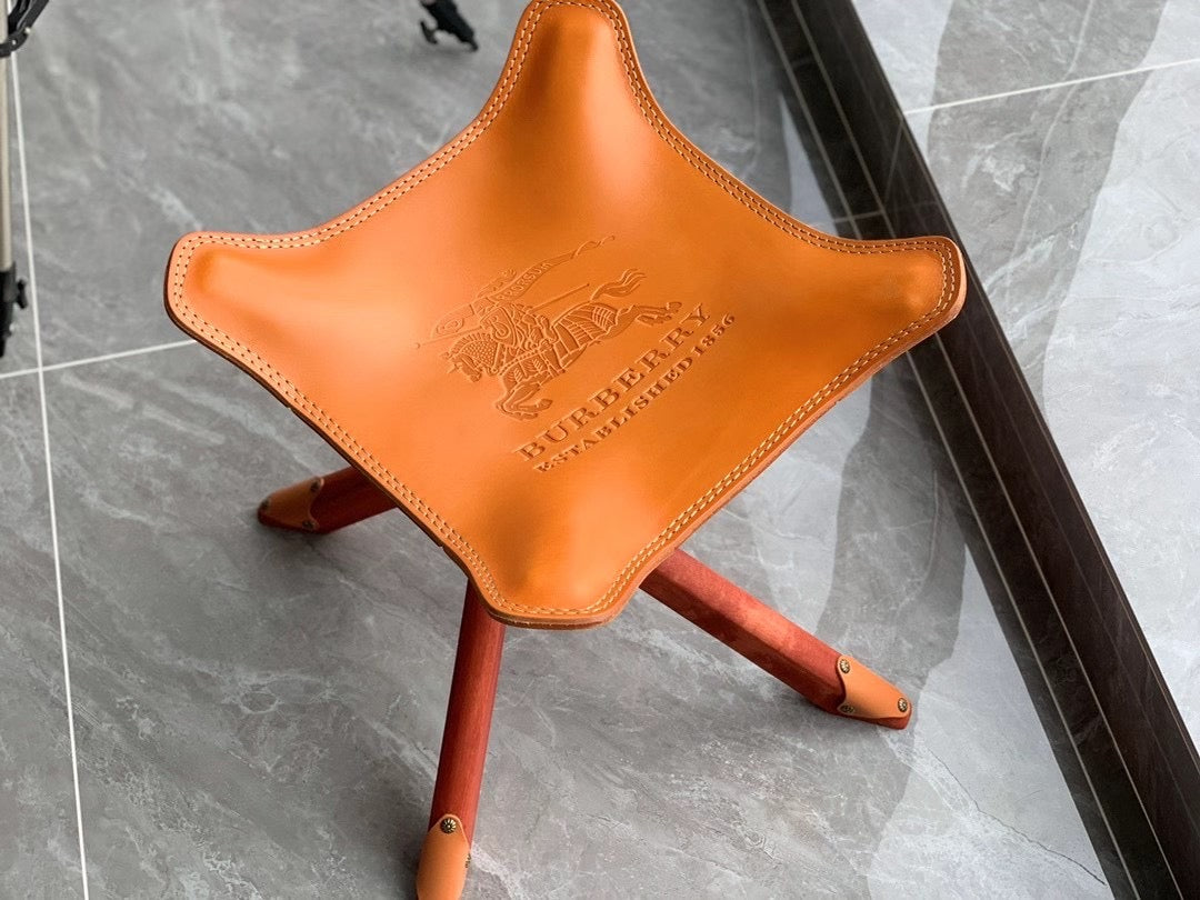 CUSTOM LEATHER STOOL