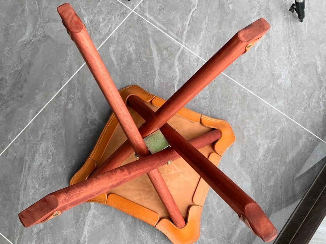 CUSTOM LEATHER STOOL