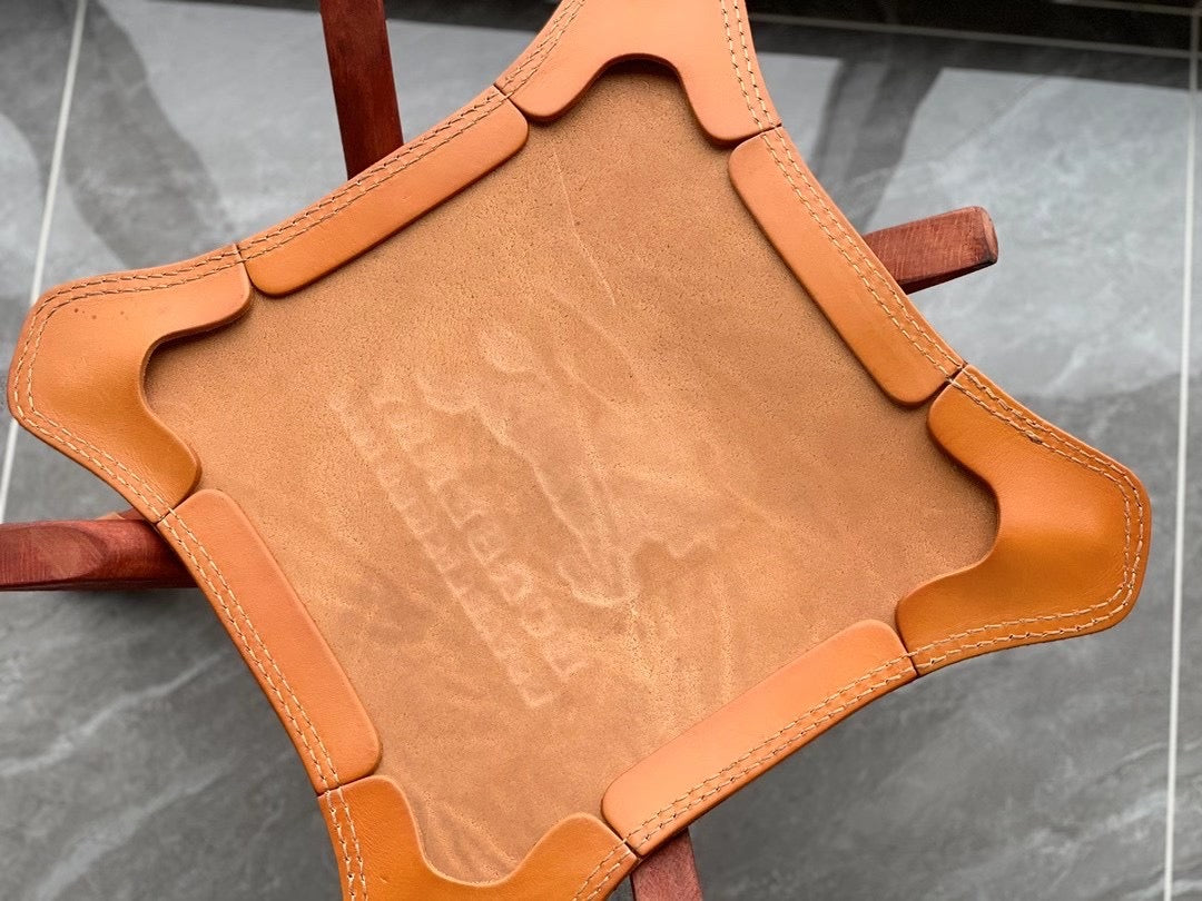 CUSTOM LEATHER STOOL