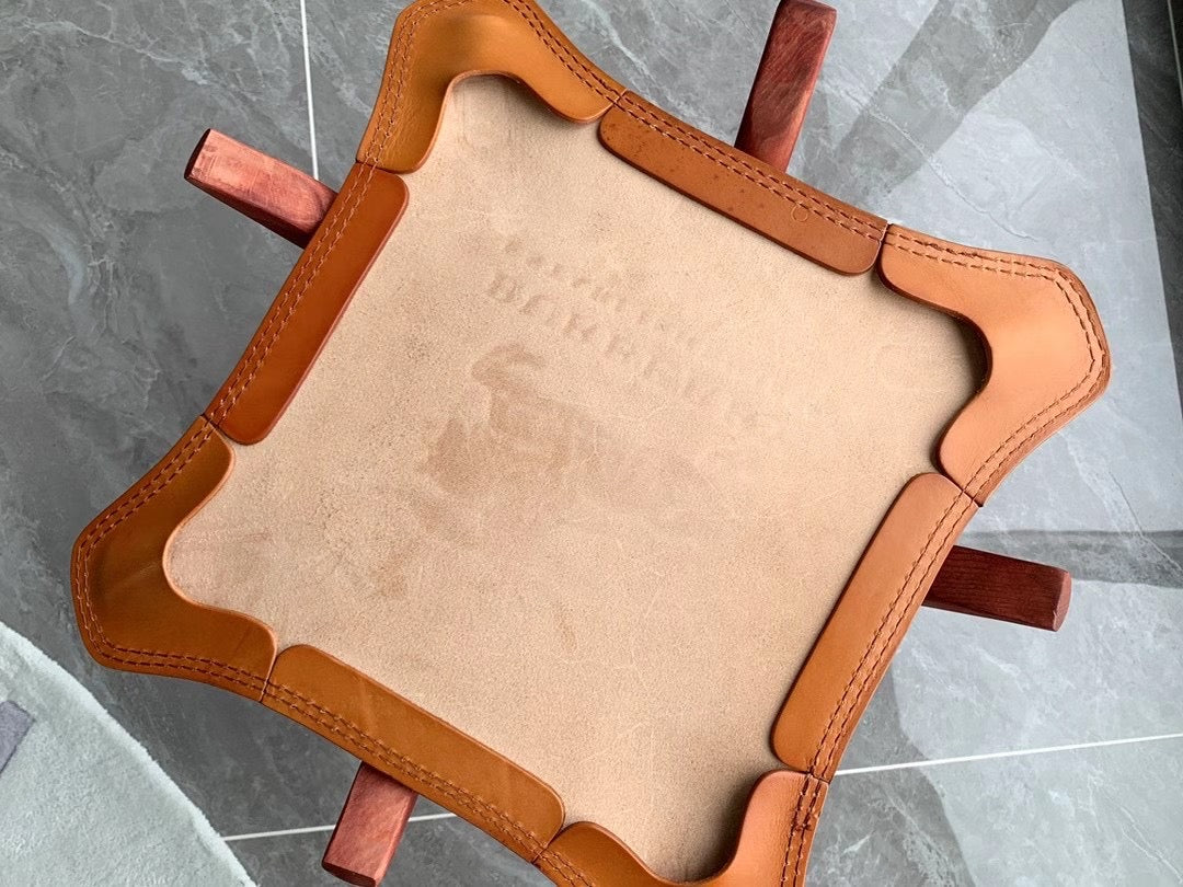 CUSTOM LEATHER STOOL