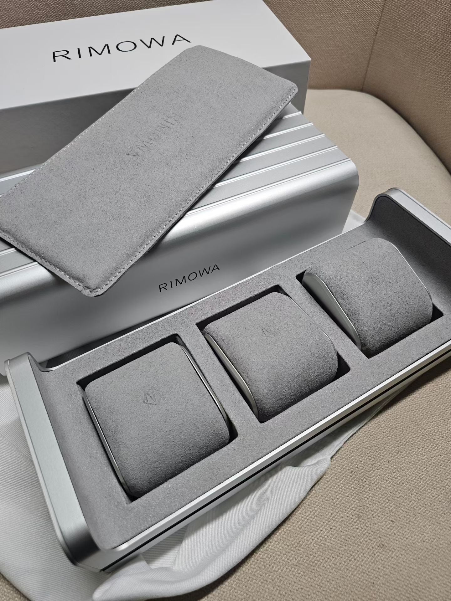 RIMOWA ALUMINIUM WATCH CASE