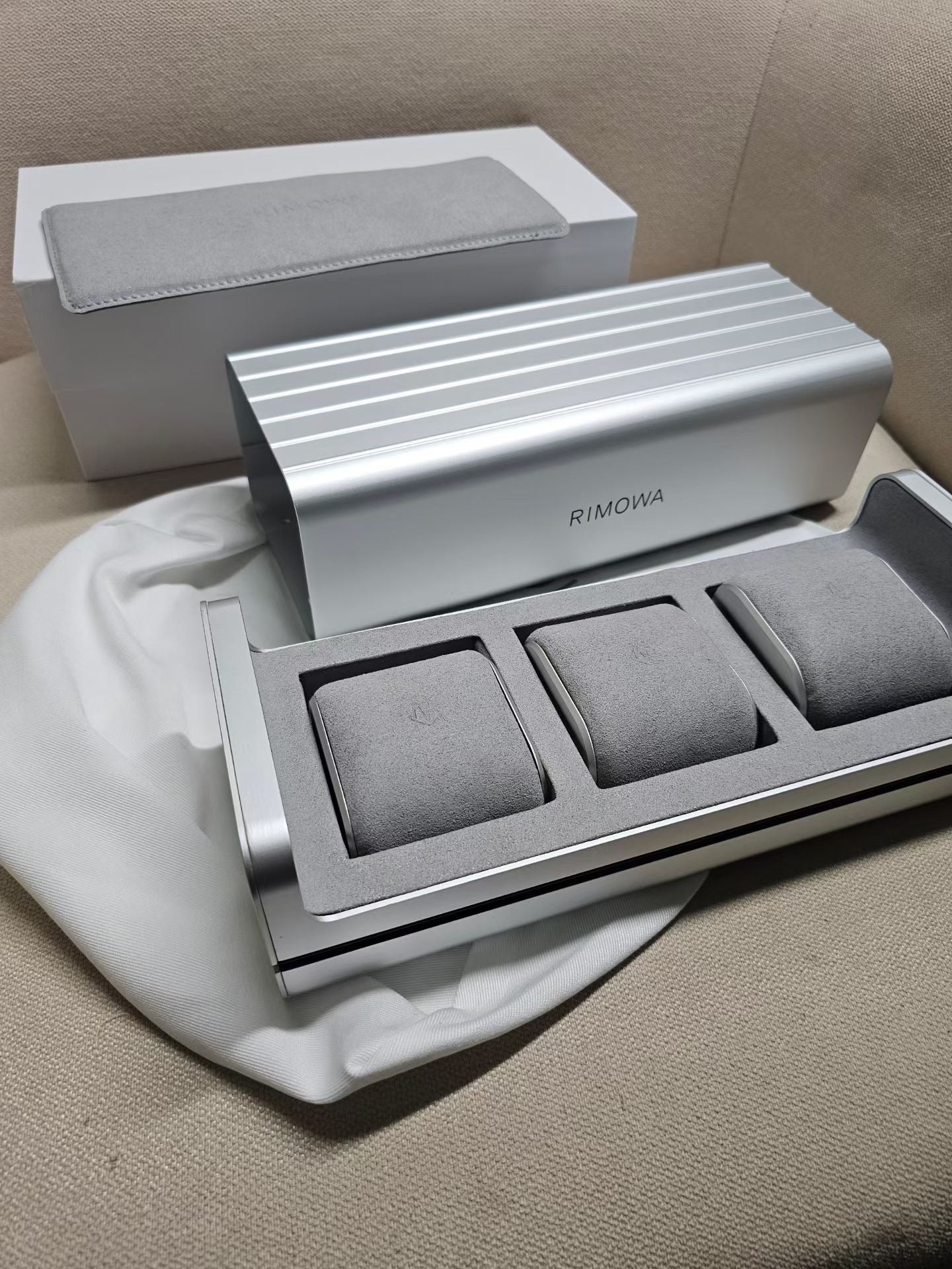 RIMOWA ALUMINIUM WATCH CASE