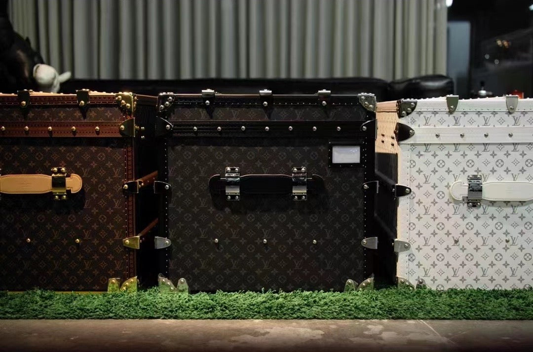 CUSTOM LV BROWN TRUNK