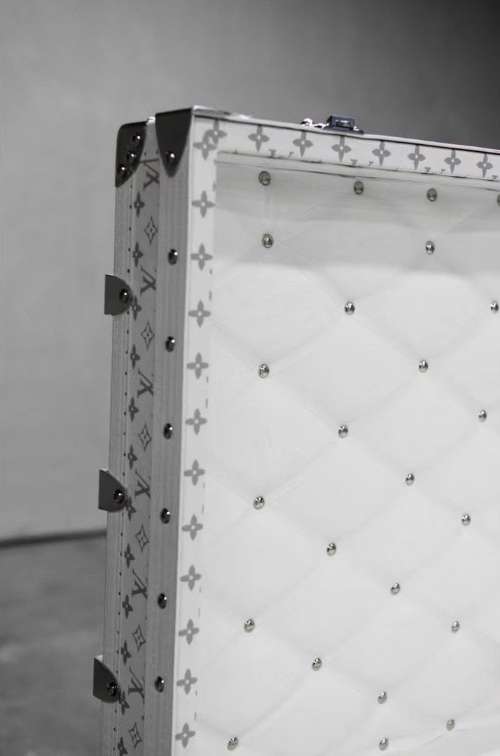 CUSTOM LV WHITE TRUNK