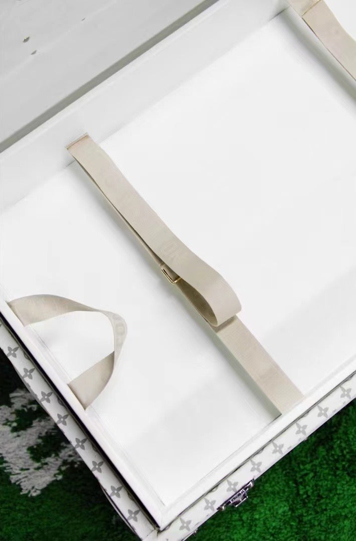 CUSTOM LV WHITE TRUNK