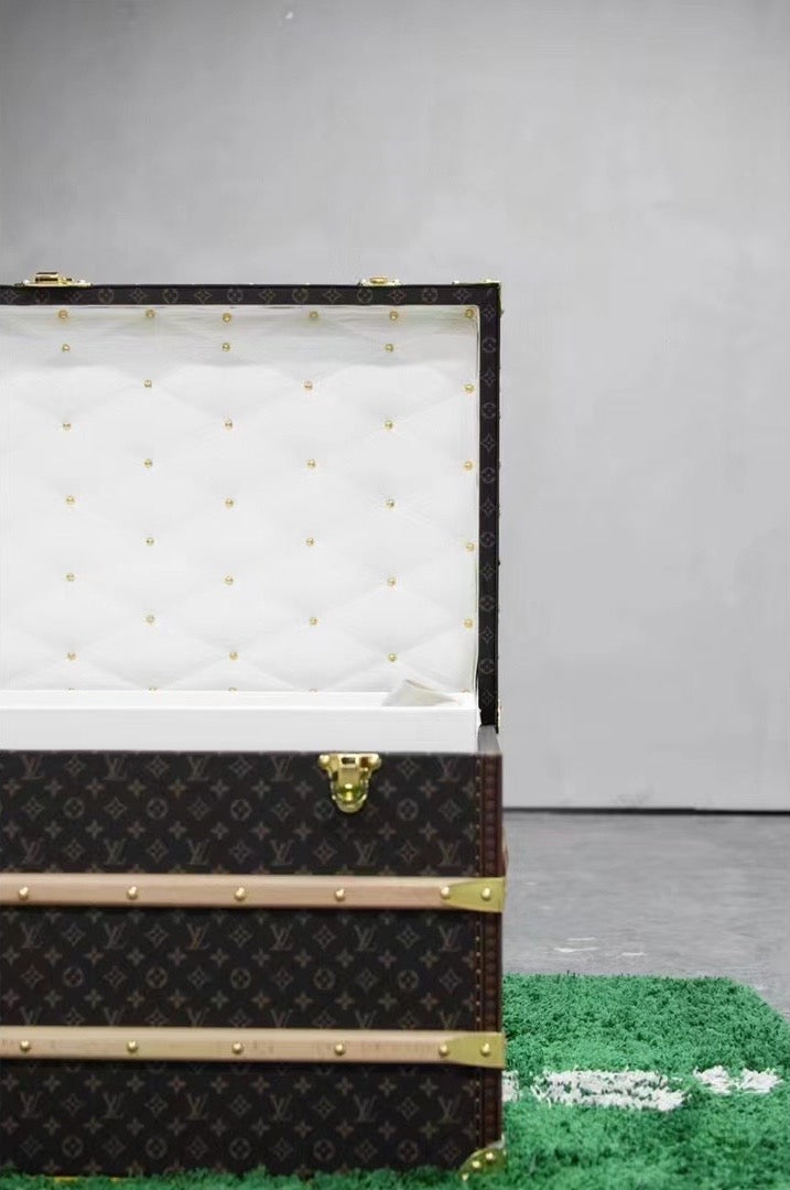 CUSTOM LV BROWN TRUNK