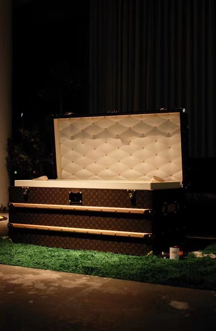 CUSTOM LV BROWN TRUNK