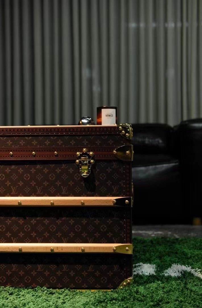 CUSTOM LV BROWN TRUNK