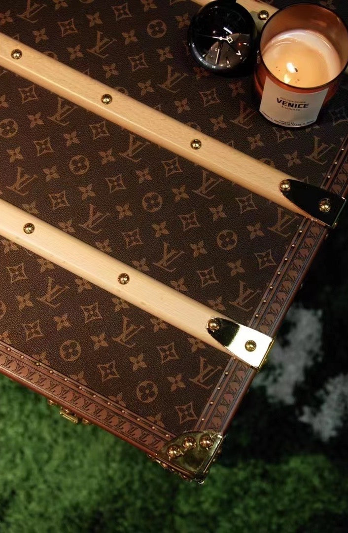 CUSTOM LV BROWN TRUNK